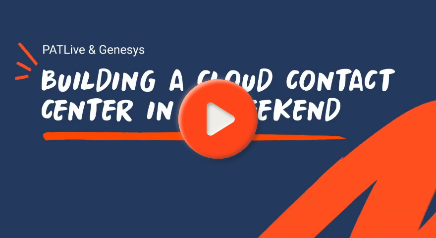 Video thumbnail building a cloud contact center in a weekend